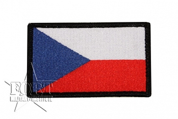 Naszywka - Flaga Czechy - 8x5 cm - na rzep
