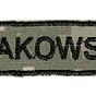 Naszywka z nazwiskiem - UCP - naszywana