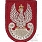 Orzełek na beret - Bordowy