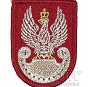 Orzełek na beret - Bordowy