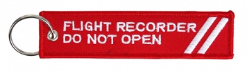 Breloczek Flight Recorder - czerwony