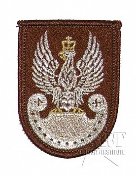 Orzełek na beret - Brązowy