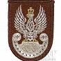 Orzełek na beret - Brązowy