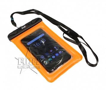 Pokrowiec na smartfon - wodoszczelny - orange