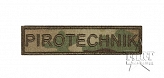 Naszywka - Pirotechnik - Multi - 10x2cm
