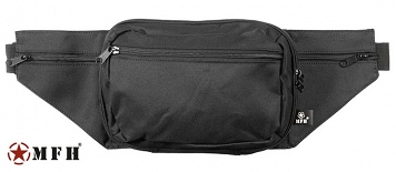 Torba biodrowa (nerka) Security - czarna - MFH