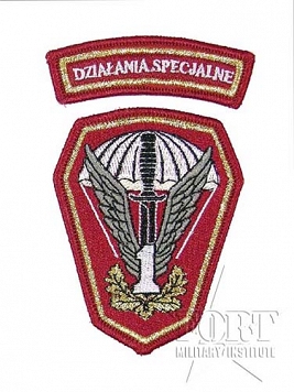 Naszywka - 1 Pułk Specjalny Komandosów - wyjściowa