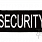 Naszywka SECURITY -  biała - 12 x 5 cm 