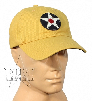 Czapka - US Army Air Corps  - WWII - żółta