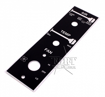 Tabliczka informacyjna - Air, Temp, Fan - HMMWV