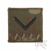 Stopień na kurtkę Strzelec OSW - Sierżant - polowy - na rzep