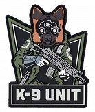 Naszywka 3D - K-9 Unit (fosforyzująca)