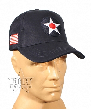 Czapka - US Army Air Corps  WWII - granatowa