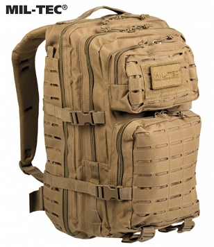 Plecak Assault Large 36L - coyote - laser cut - Mil-Tec