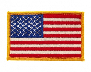 Naszywka - flaga USA - 9x5,7 cm
