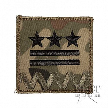 Stopień na kurtkę Strzelec OSW  - St. Inspektor - polowy - na rzep