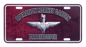 Tablica rejestracyjna - Operation Market Garden Paratrooper