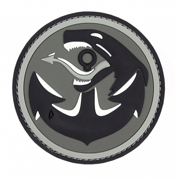 Naszywka 3D - Formoza - szara