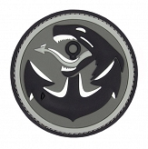 Naszywka 3D - Formoza - szara