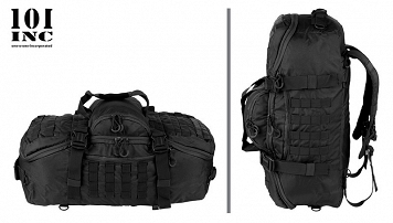 Torba z szelkami - Tactical Weekender Bag - 80L - czarna