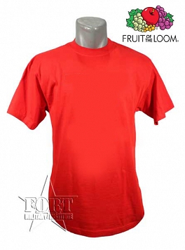 Koszulka czerwona - Fruit of the Loom