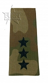 Pagony WP camo ripstop - czarne - Porucznik