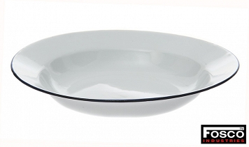 Talerz emalia - biały