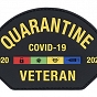 Naszywka 3D - Quarantine Covid Veteran