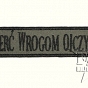 Naszywka SWO - 10x2,2 cm - zielona