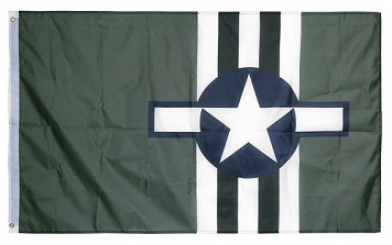 Flaga USAF - Pasy - 100x150cm - WW II Series