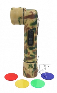 Latarka kątowa - duża - tropical camo