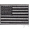 Naszywka - flaga USA - szara (lewa) - 6,5x4,3cm - nowa