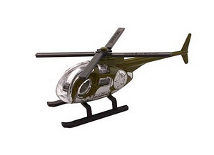 Helikopter bojowy - skala 1:64 - zabawka Toy Army Vehicles