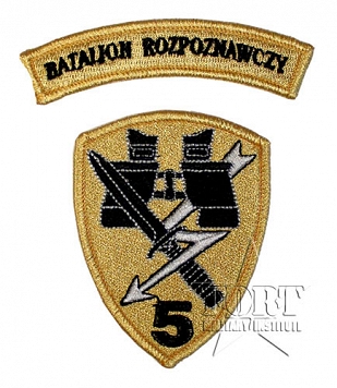 Naszywka - 5 Batalion Rozpoznawczy - polowa