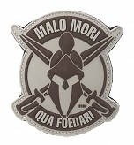 Naszywka 3D - Malo Mori Qua Foedari