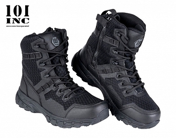 Buty taktyczne Hexagon - boczny zamek - czarne