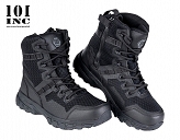 Buty taktyczne Hexagon - boczny zamek - czarne