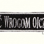 Naszywka SWO - 10x2,2 cm - czarna 2
