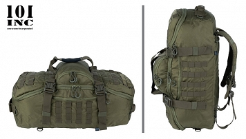 Torba z szelkami - Tactical Weekender Bag - 45L - zielona