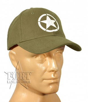 Czapka - Gwiazda US Allied Star - zielona