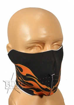 Maska neoprenowa - Biker Mask - Ogień 1