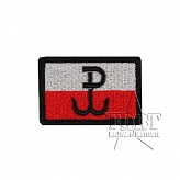 Naszywka - Flaga - Polska Walcząca (Kotwica) - mała