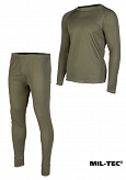 Bielizna termoaktywna Tactical Quick Dry - zielona