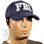 Czapka - FBI - granatowa - biały napis