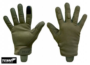 Rękawiczki taktyczne HRS - Texar - zielone