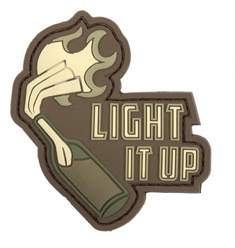 Naszywka 3D - Light it up - multicam