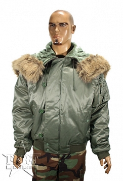 Kurtka Alaska N2B - zielona 