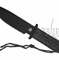 Nóż taktyczny Combat Knife Recon 10"  - A - czarny