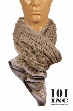 Szalik z siatki - Netting Scarf - coyote