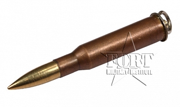 Breloczek - nabój 7,62 x 54 mm - PK - kolor